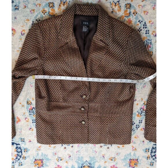 y2k Requirements Brown Starburst Blazer -‎ 14 - Picture 7 of 10